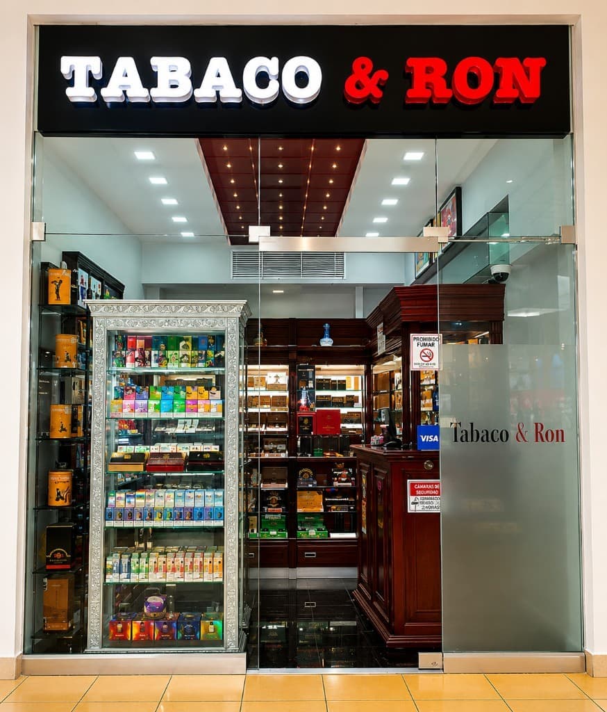 Fachada de Tabaco & Ron en Albrook Mall, local D21